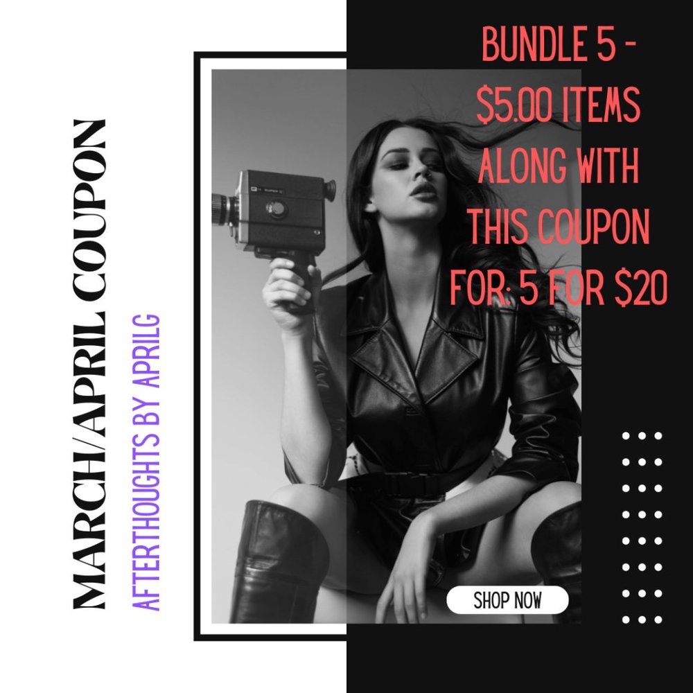 March/April SALE COUPON!